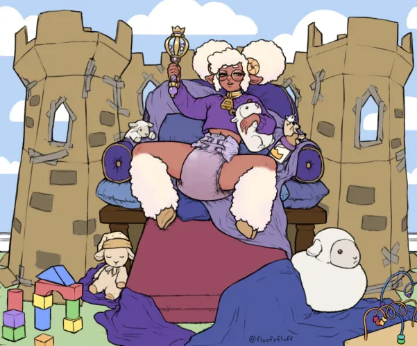 (Floofnfluff) Quite everyone, your cardboard ruler is making a decree!