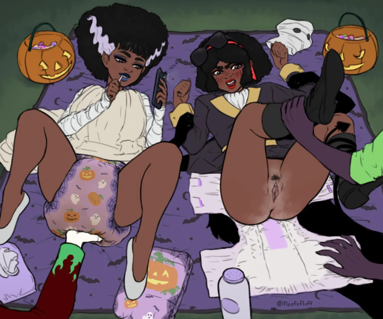 (Floofnfluff) There are houses that offer free changes on Halloween!