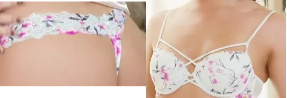 Floral thong