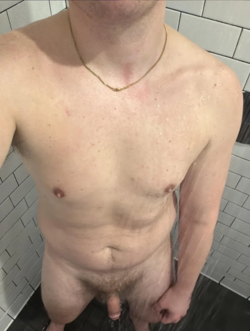 Follow me into the gym showers after work. Won’t say anything.