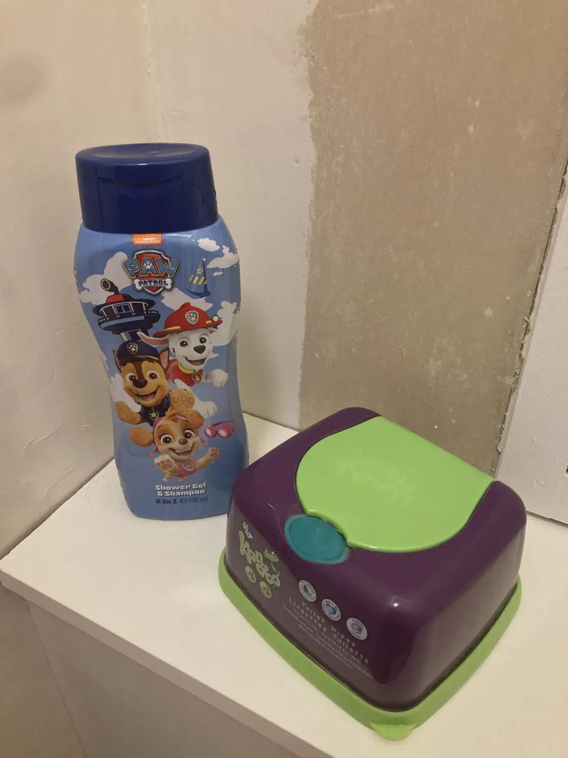 For the shower and the toilets