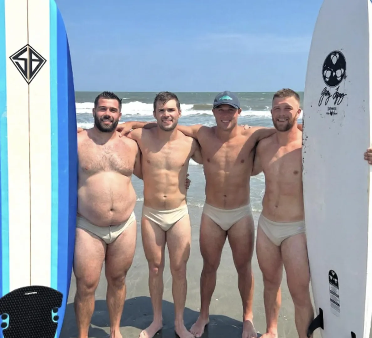 Four brothers on a dare