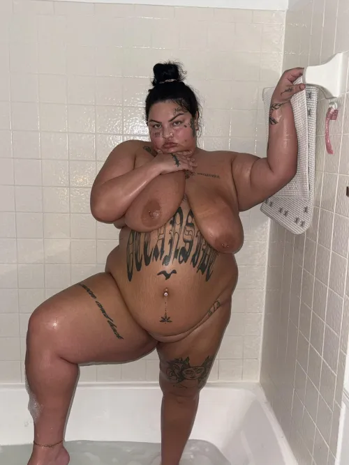 Freshly shaved bbw legs