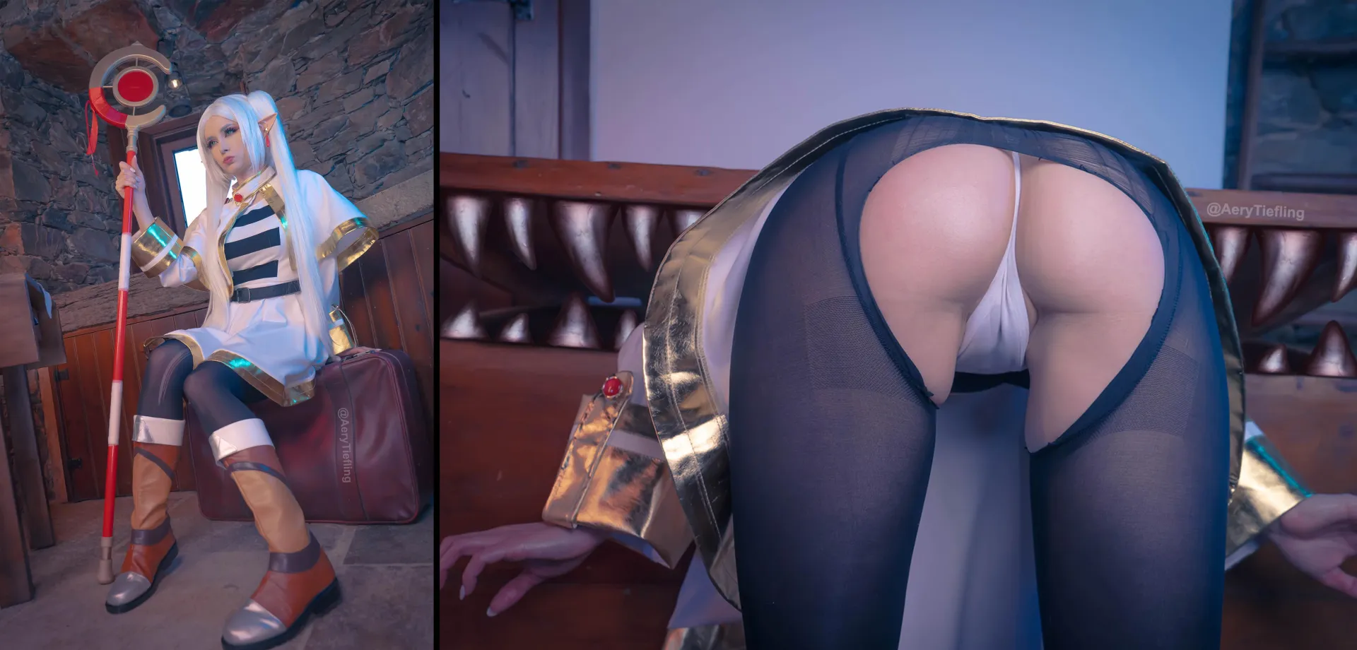 Frieren cosplay by Aery Tiefling [OC]