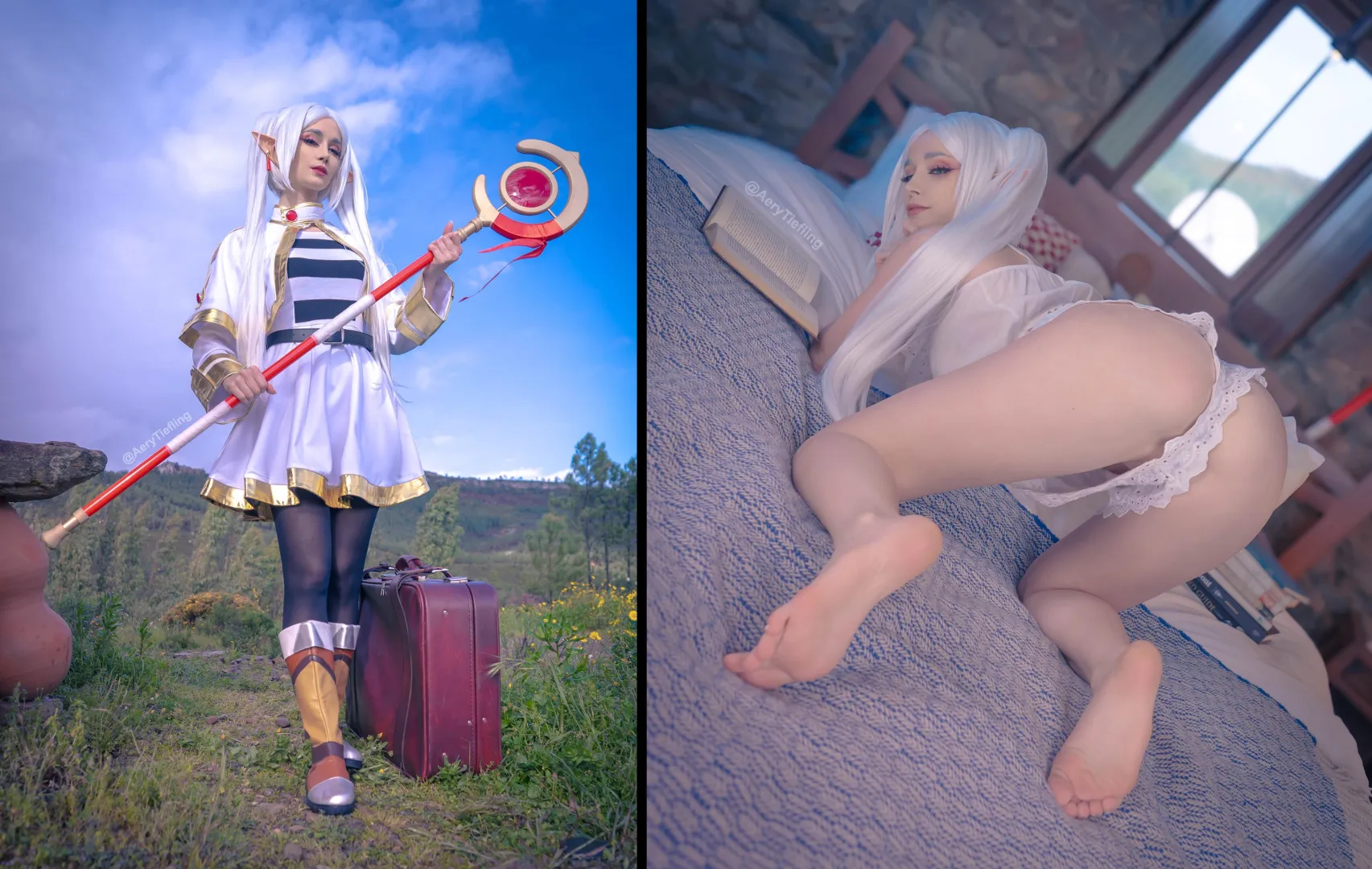 Frieren from Soso no Frieren by Aery Tiefling [OC]