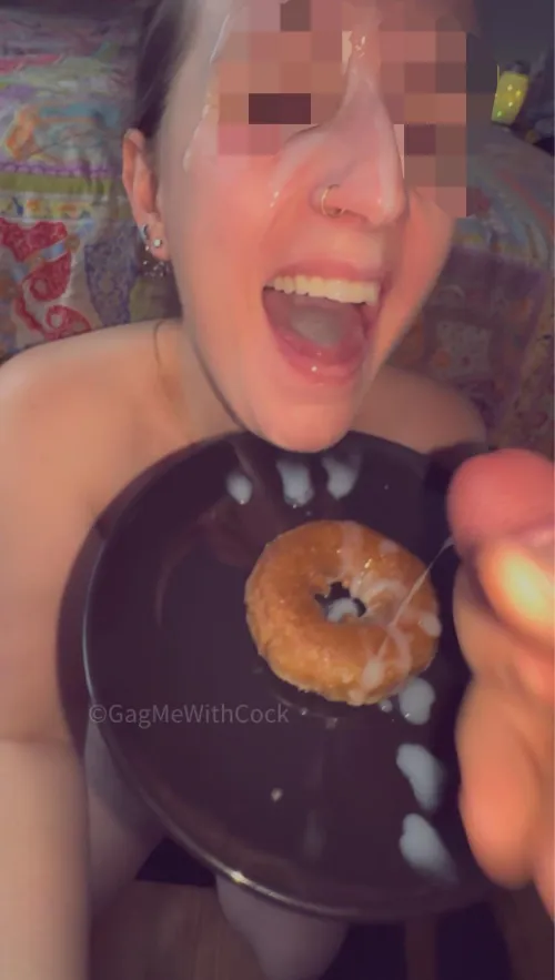 Frosted donut