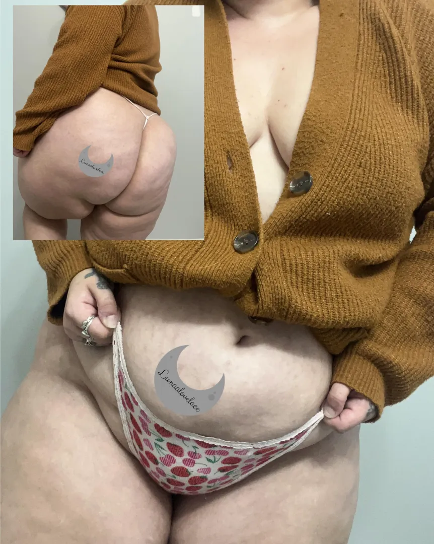 FRUITY CUTIE, could be yours! FOUR days wear on this cute gstring! DM to claim it and make it your own!ASK ABOUT MY PANTY SUBSCRIPTION WHILE YOURE AT IT [selling][us][pty]