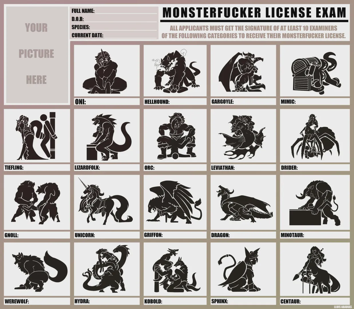 [FU4GM] Looking for someone to guide me on a journey to get my monster fucker license, more info down below.