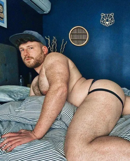 Fuck! Finally, it took forever convincing this straight guy in his sleep to only wear a jockstrap to sleep so I can possess him! Welp, time to find my boyfriend a new body or I'll just simply give him this one so I can find someone new to show off in~