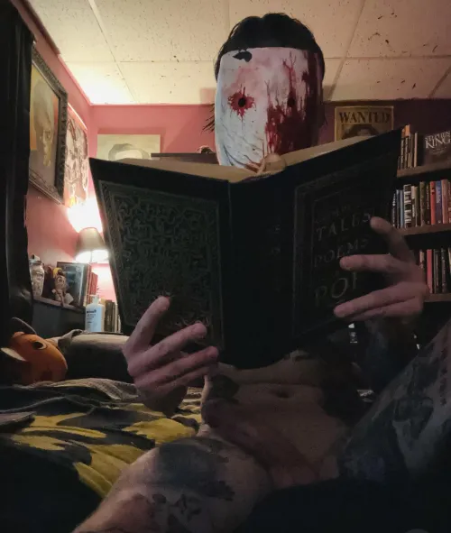 Fun fact: this big cock runs a bookstore