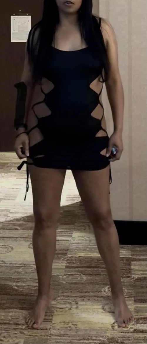 Fun wife looking for a couple while husband only watches in the corner