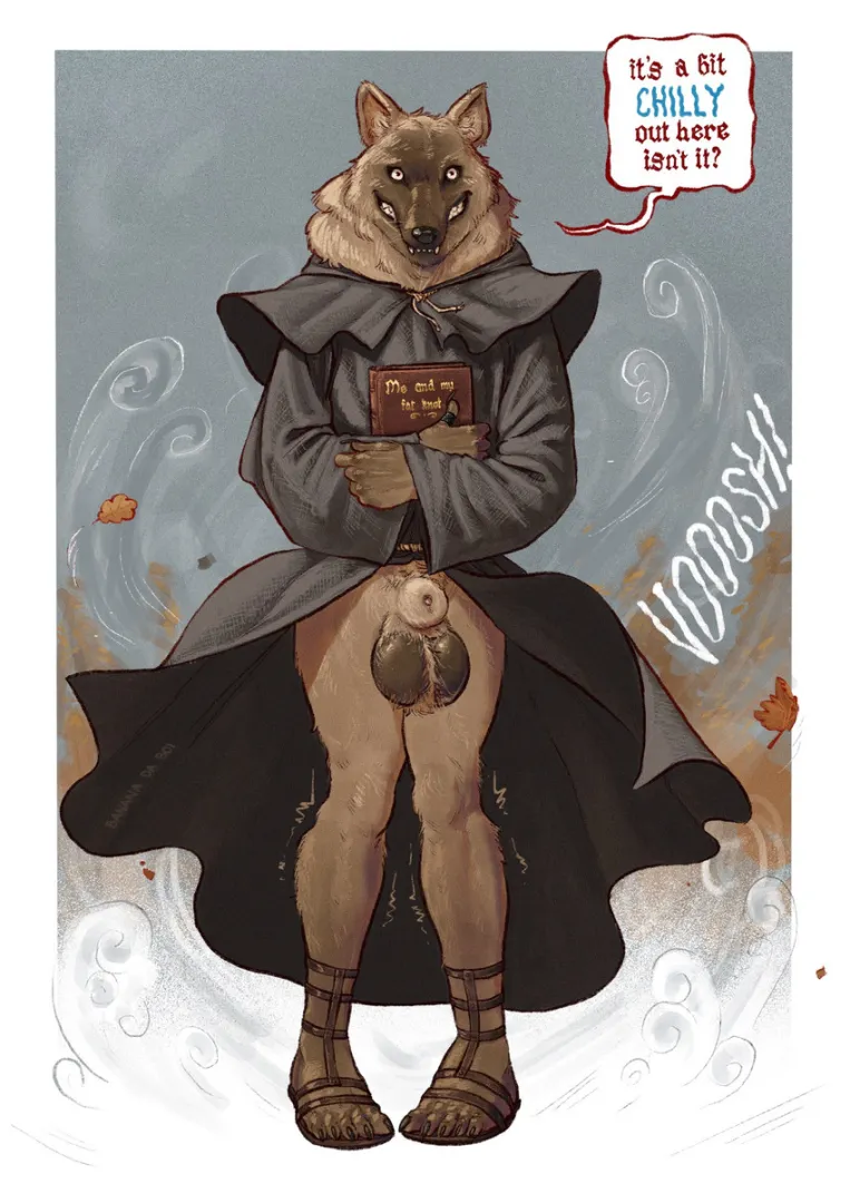 Furs not really helping the most sensitive area (M) (banana da boi)