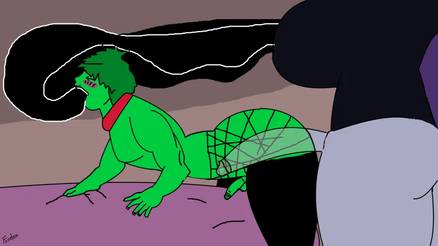 Futa Raven teaching a lesson, best boy