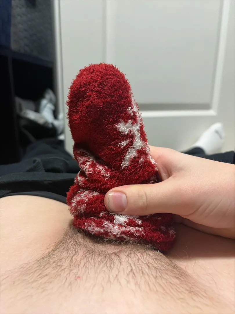 Fuzzies feel so good on my cock