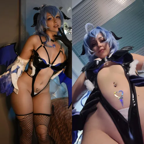 Ganyu cosplay by Shiro_konekochan