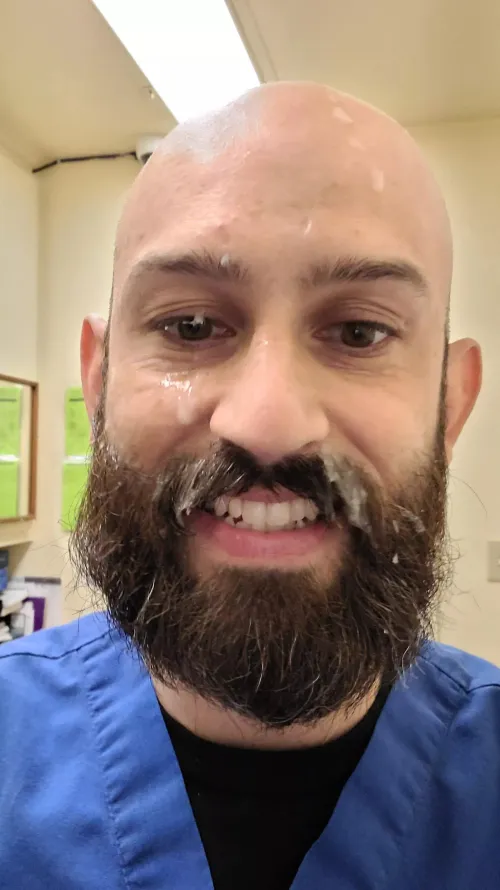 Gave the boss some head and got a facial for a day off.