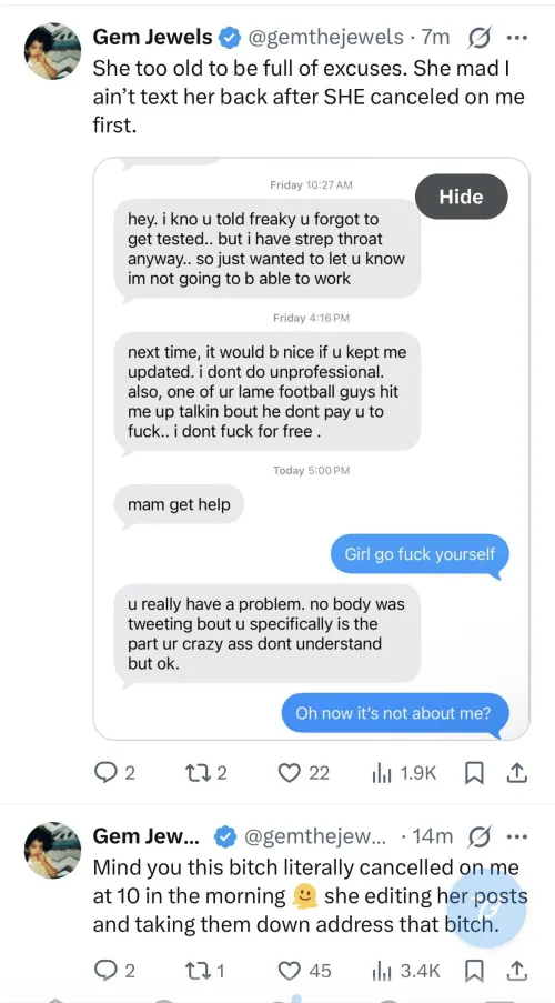 Gem jewels not even getting tested wtf fucking up the business