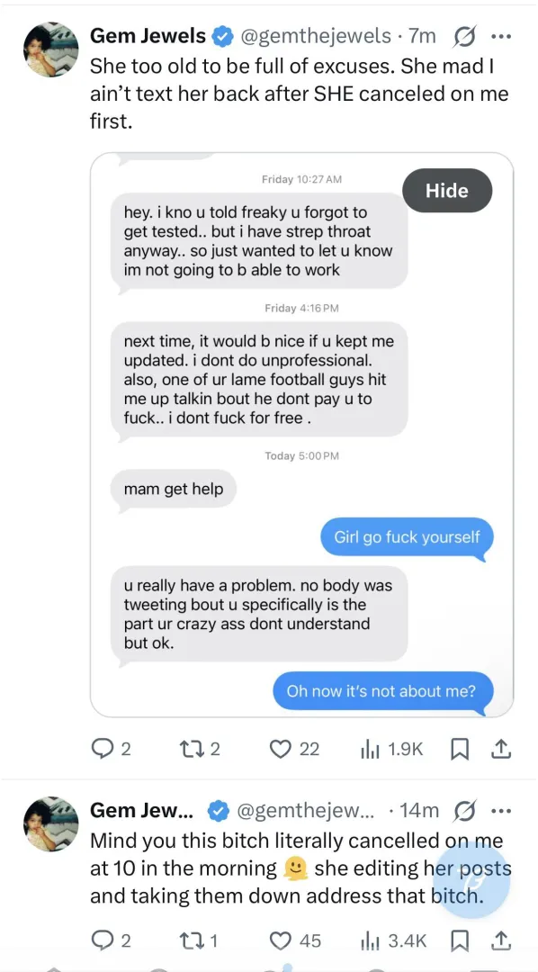 Gem jewels not even getting tested wtf fucking up the business