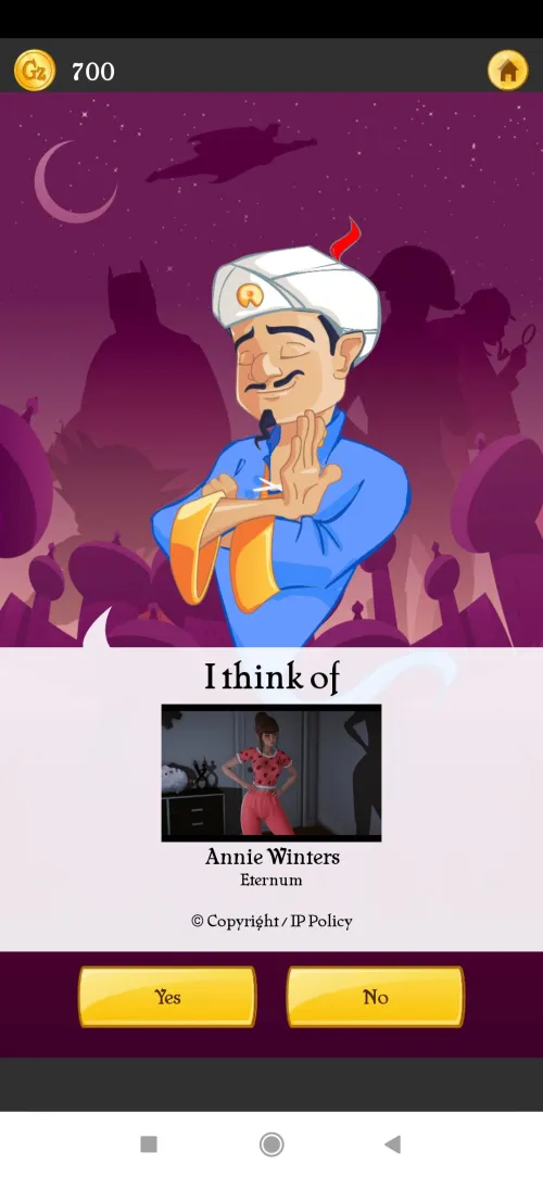 Genie knew exactly who I was thinking of 