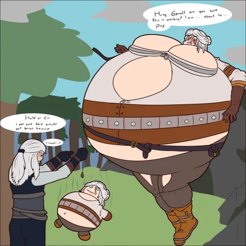 Geralt is Breaking Ciri's Balloon Curse! (ApexKhezu)