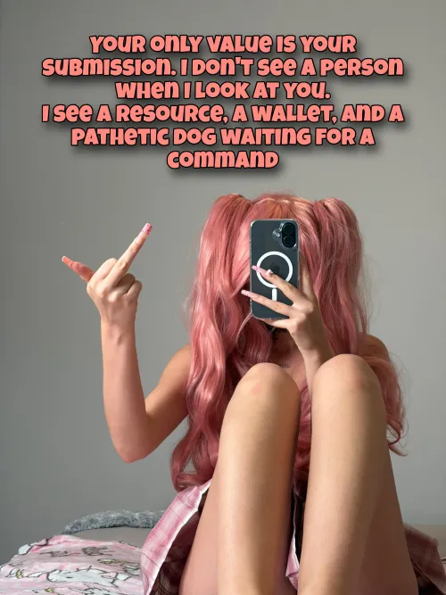 Get used to it, loser  [imagefap: princessdollmie]