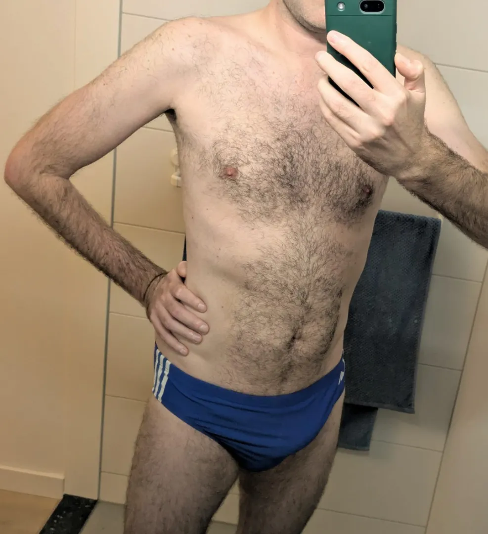 Getting ready to go to the pool