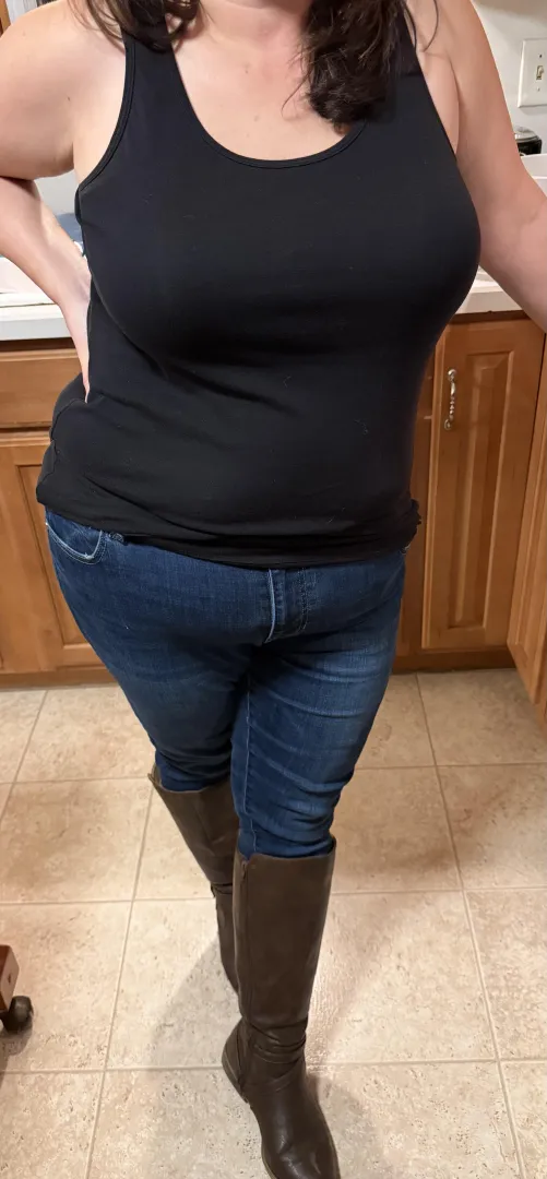 Getting ready to make dinner