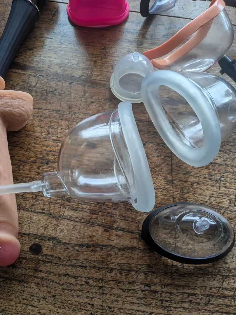 Getting ready to pump my pussy