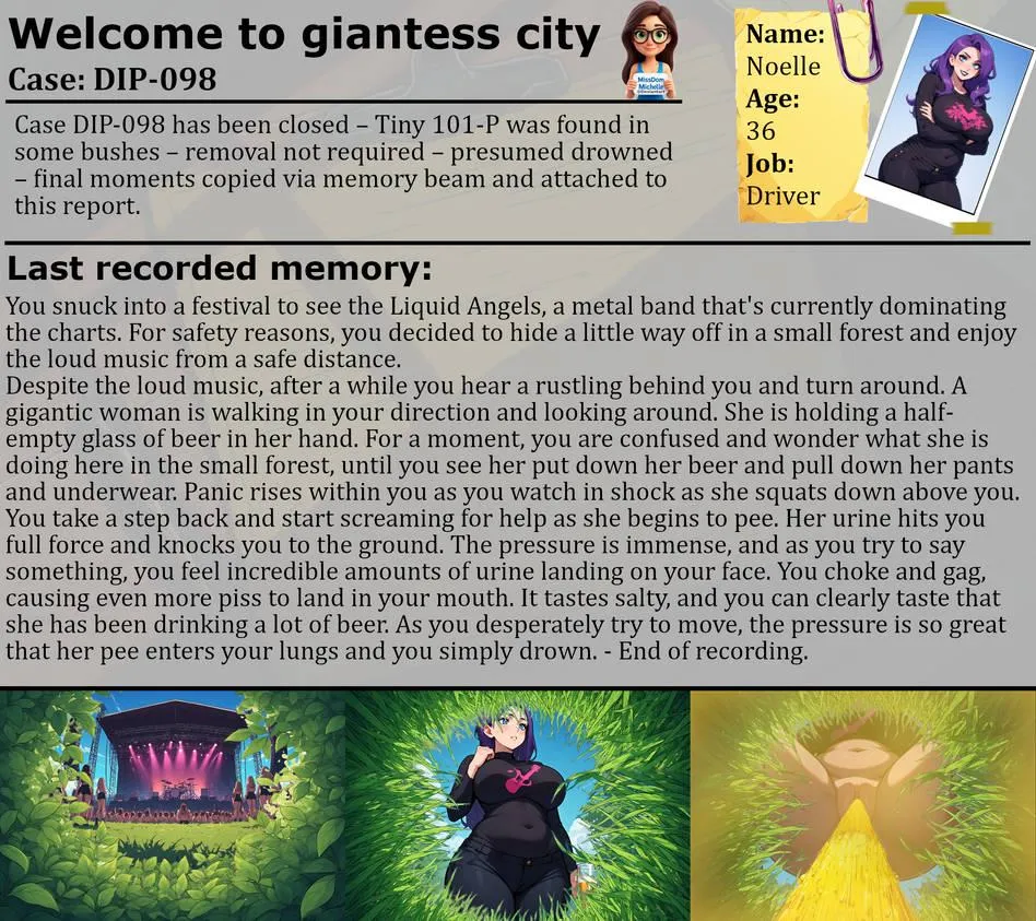 Giantess City Case DIP-098 [pee][giantess]