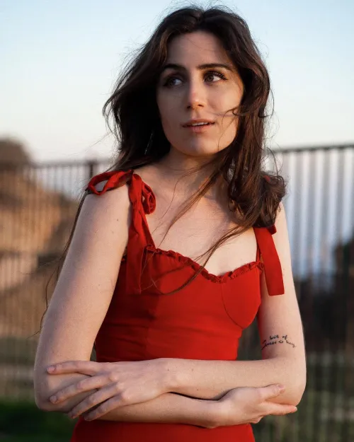 Girl in red