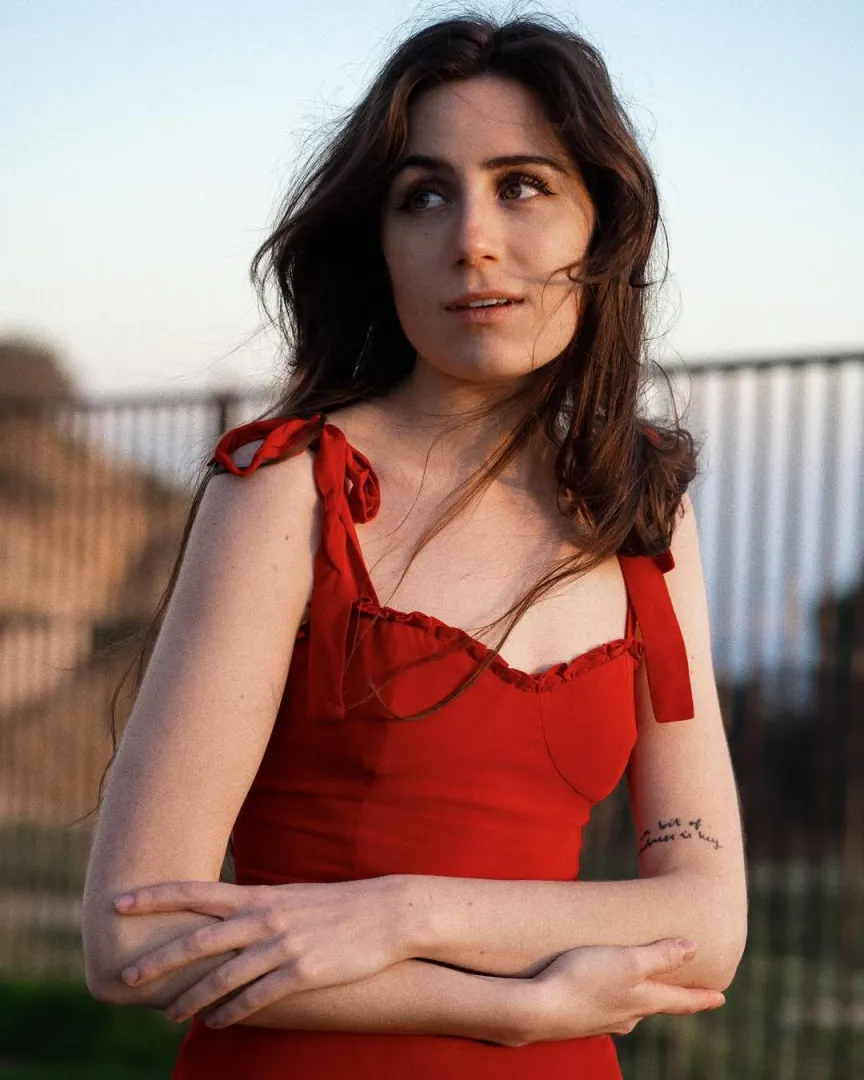 Girl in red