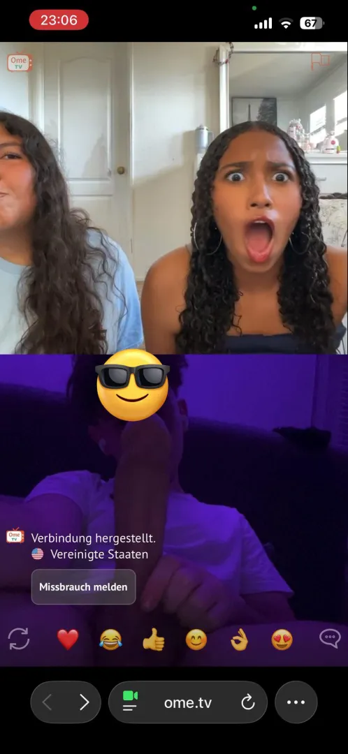 girl shocked at my cock