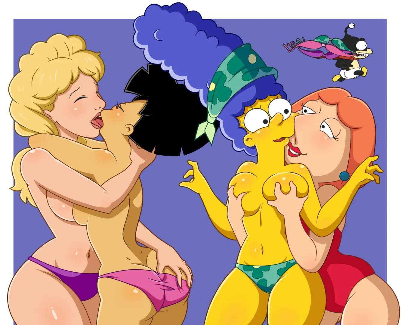 Girls are having fun