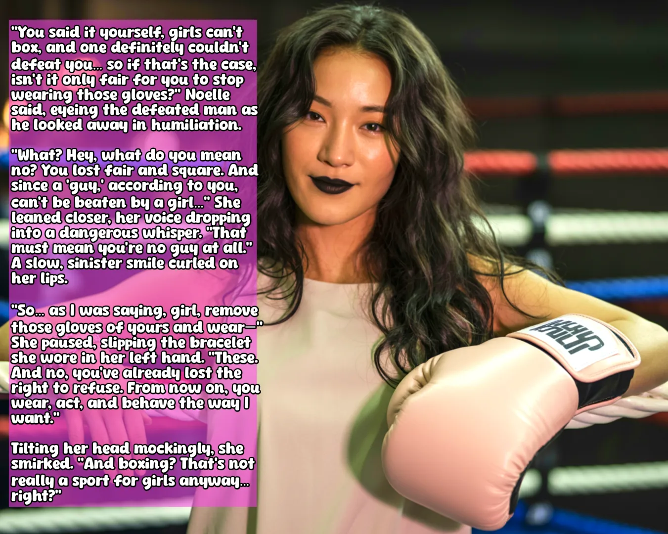 Girls Can't Box - Feminization Caption