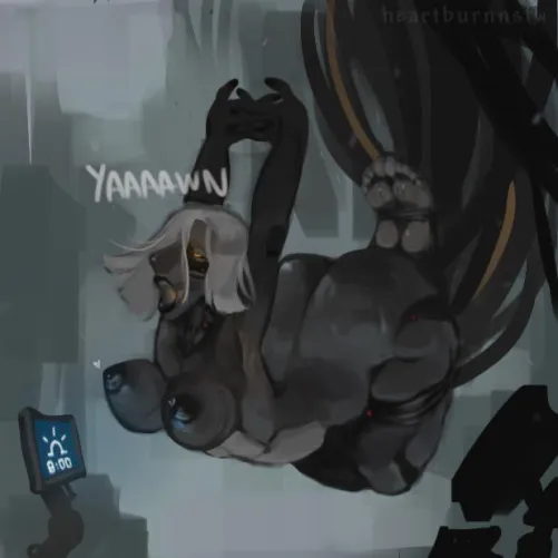 Glados in the morning (heartburnnsfw) [Portal 2]