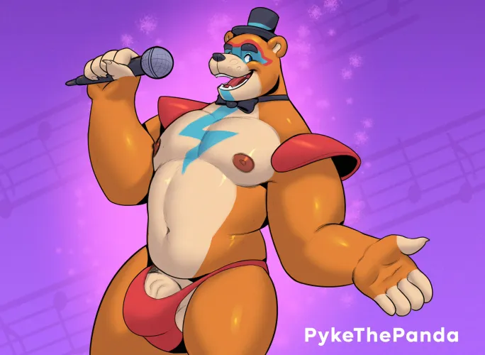 Glamrock Freddy is getting ready to give you a private show [M] (PykeThePanda)