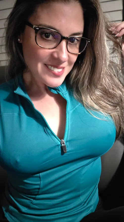 Glasses on and settled in. Stay like this?