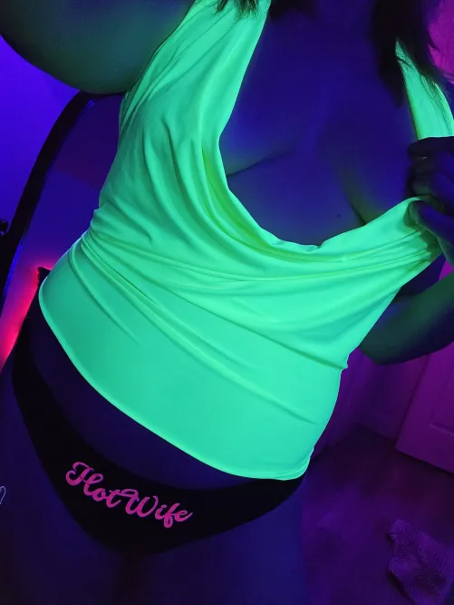 Glowing naughty!