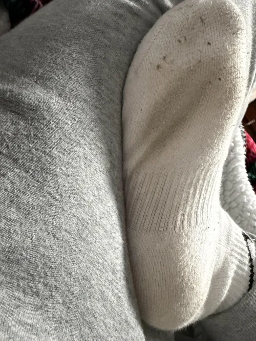 Going on 3 days of wear and just finished my 3 mile run this morning. Whew these feet are sweaty and tired. Free shipping in US. Telegram - SexyGingerGoddess