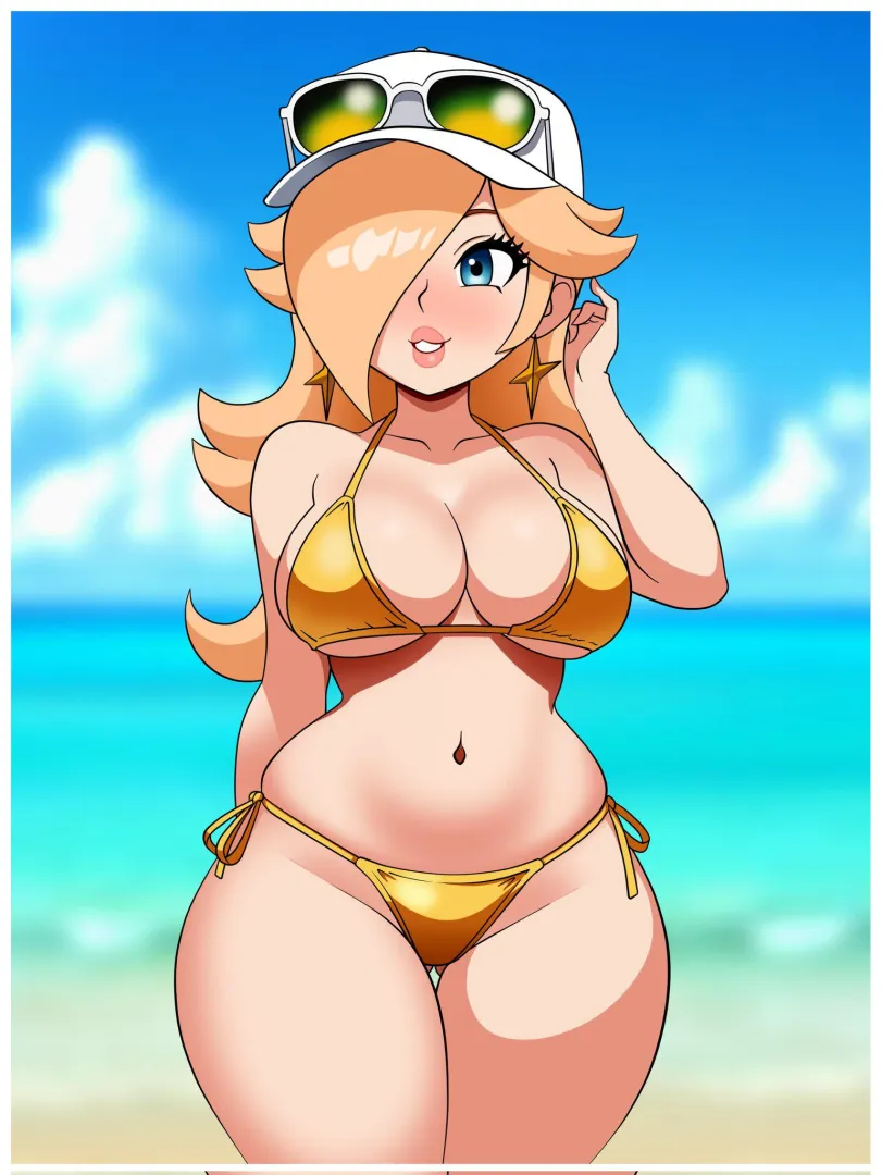 Golden bikini Rosalina (Woomy)