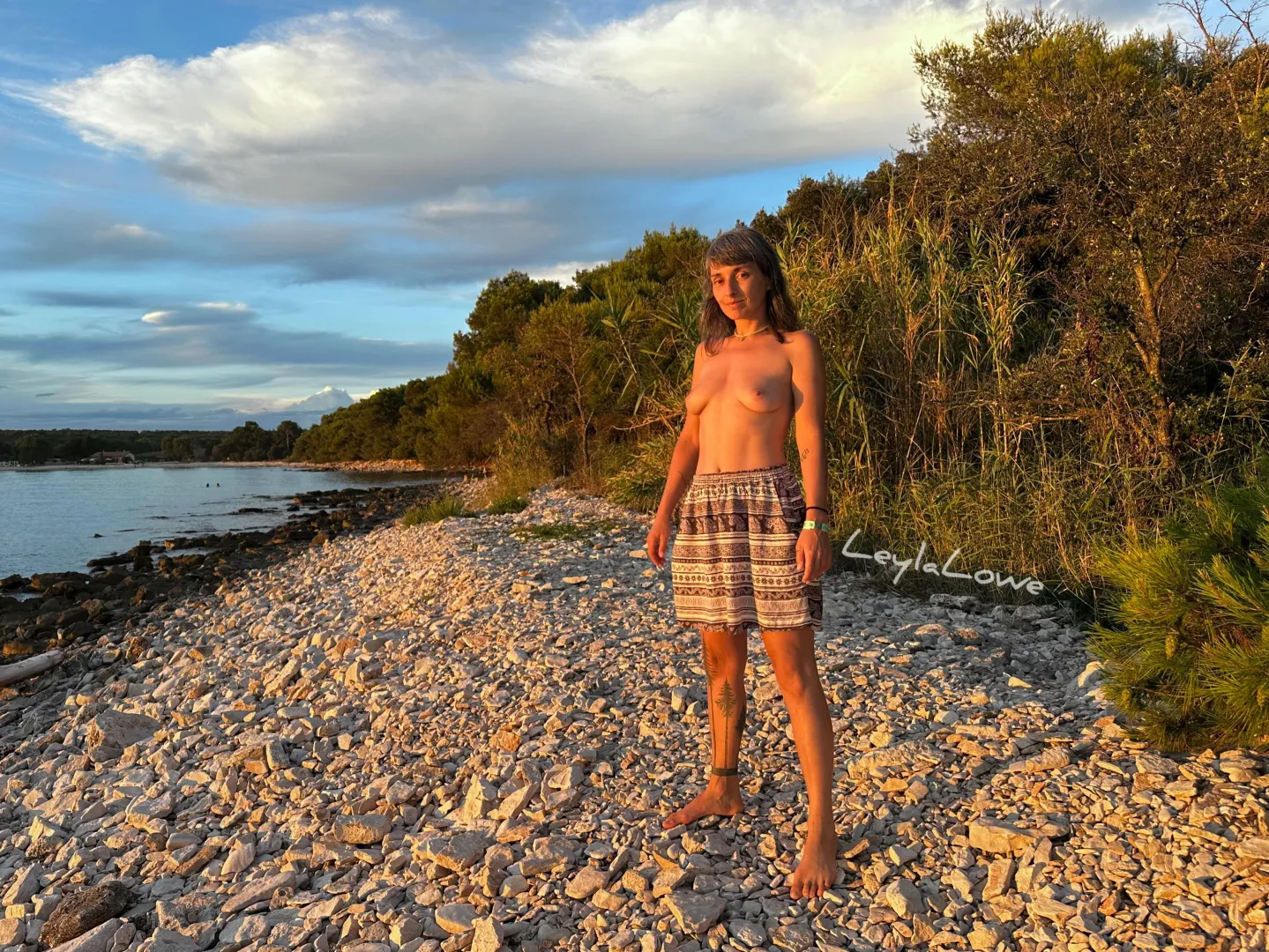 Golden hour at the beach
