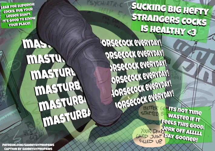 Good gooners masturbate to horsecock EVERYDAY!