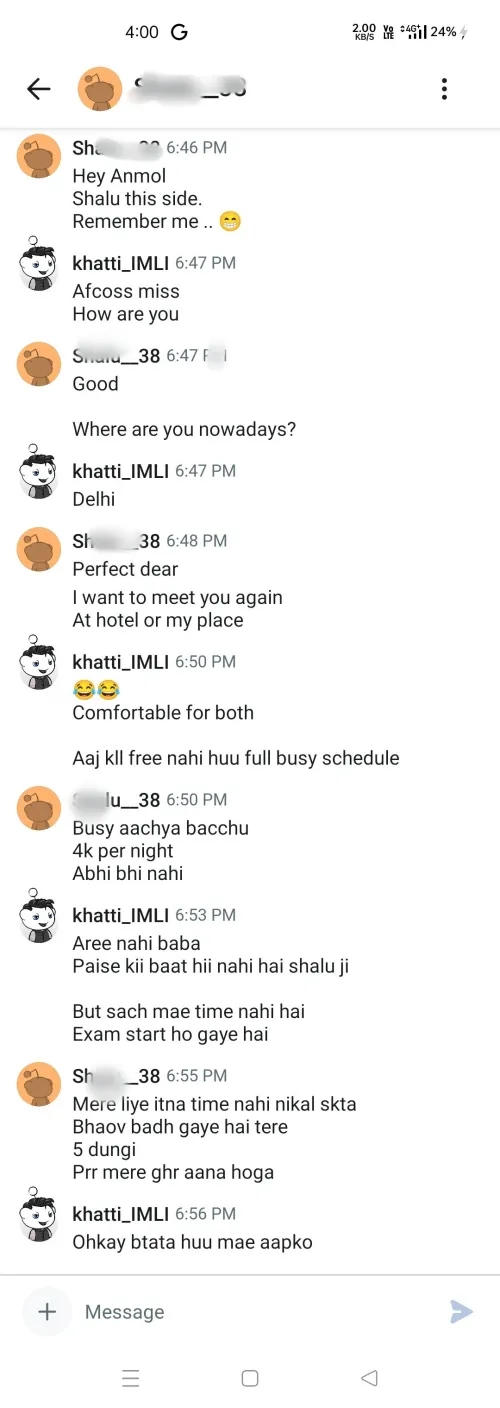 Goodwill or Wot . As a masseur I will help you in relaxing both your body‍♀️ and Mind stress. Comment me or message me