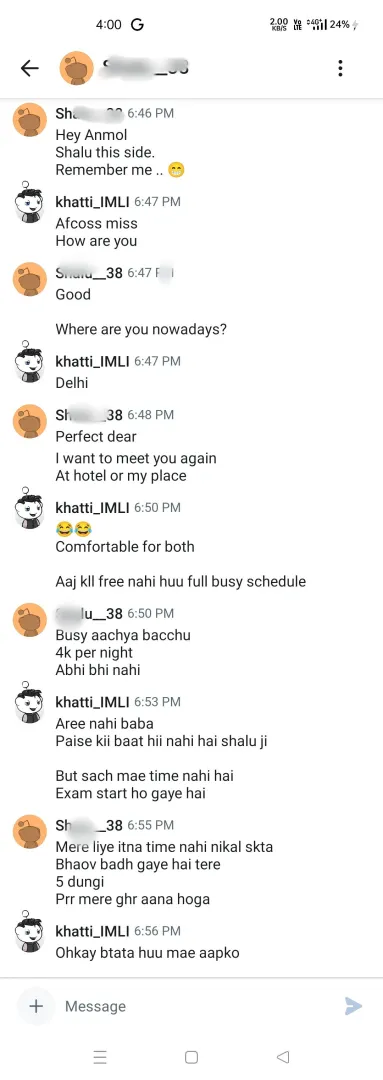 Goodwill or Wot . As a masseur I will help you in relaxing both your body‍♀️ and Mind stress. Comment me or message me