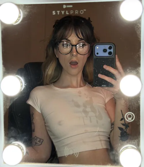 got a lil something on my shirt