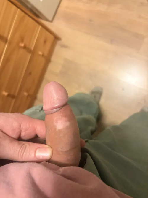 Got a semi while stretching