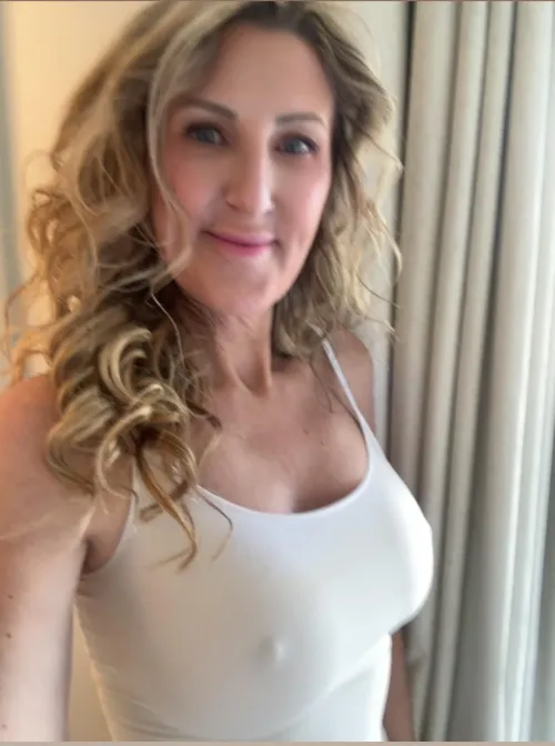 Got no bra on today. Can you still focus while I teach