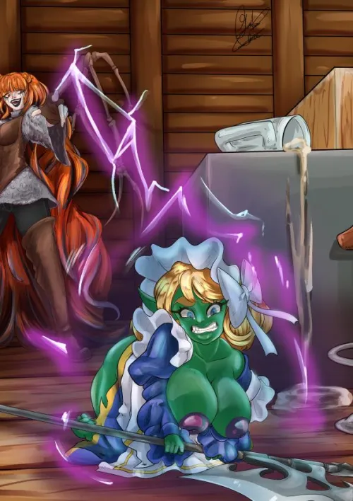 Got you! Turn into a goblin! Commission done [GaboSaur]