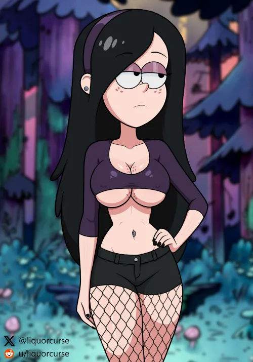 Goth Wendy Corduroy (liquorcurse) [Gravity Falls]