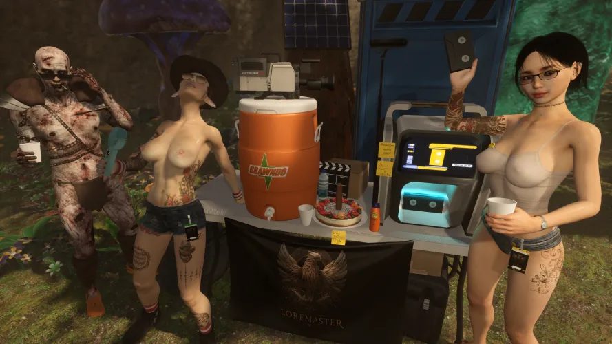 Grab your drink and come party with our crew. We have so much to explore in this galaxy.  (Captain Hardcore)